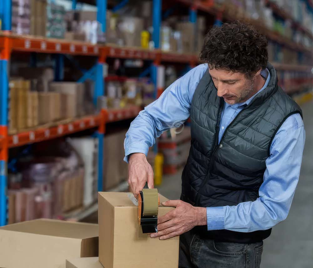 Warehouse storage and distribution space